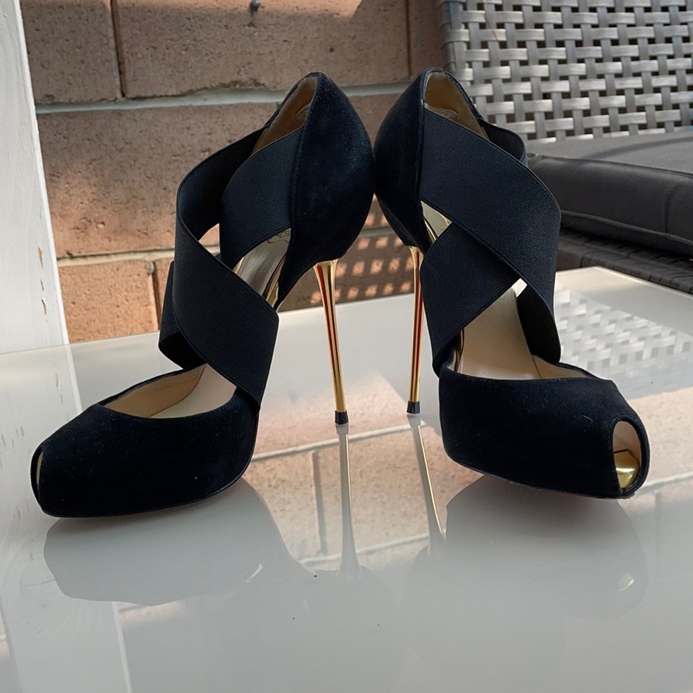 Christian Louboutin Big Lips metal stiletto 36/ 6